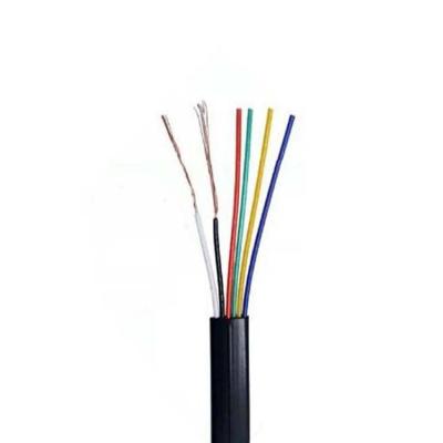 China 6 Conductor Flat Telephone Cable with BC Conductor and RJ11 6P6C from Exact Cables for sale
