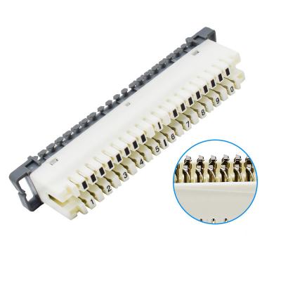 China Plastic and Iron Nickel Plated LSA Krone Type Connection Module for Supply 100 Pairs for sale