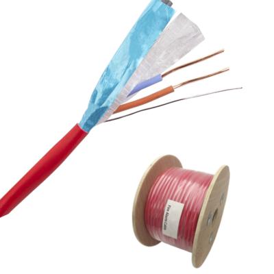 China 2 X 1.5mm2 Fpl Fplr Fire Retardant Control Wire Shielded Fire Alarm Cable 4c 2c 6c 8c for sale