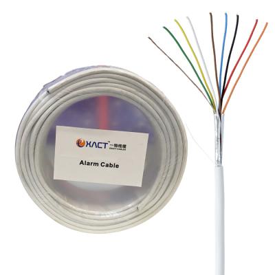 China Bare Copper Wire Italy Market Stranded Conductors 2*0.22 Shielded Alarm Cable 4 Core for sale