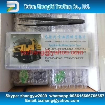 China Common rail injector adjustment shims 505pcs/pack ,for common rail injector, 1 pack have for sale