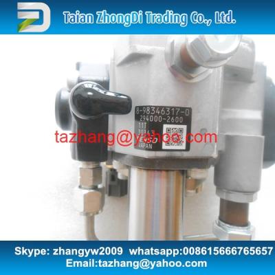 China DENSO original and new fuel pump 294000-2600 294000-0039 for ISUZU 4HK1 8973060449 for sale