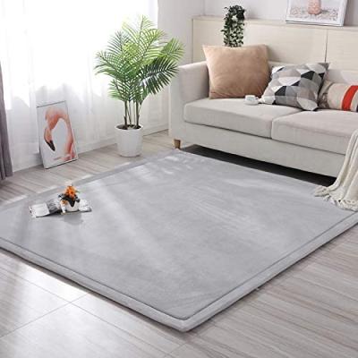 China Toy Protective Floor Crawling Mat Coral Velvet Area Rugs Play Mat Carpet Baby Care Large Educational Baby Game Mat For Infants Flannel Foam en venta