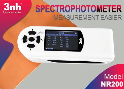 China Delta E Color Measurement Colour Testing Machine Portable Spectrophotometer Colorimeter 3nh NR200 for sale
