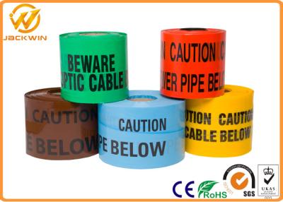 China Reflective Danger Barricade Tape for Construction Site / Underground Detectable Warning for sale