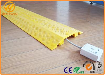 China Plastic Single Channel Indoor Cable Protector Ramp Light Duty 1000 * 250 * 45 mm for sale