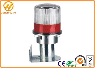 China Red / Yellow Solar Emergency Flashing Led Lights With Metal Bracket For Traffic Marine Boat for sale