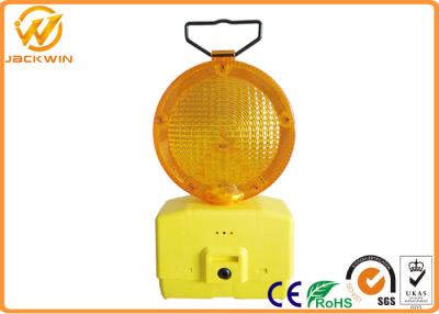 China 1000M Visible Amber Emergency Flashing LED Traffic Warning Lights with Two 4R25 Battery 185 * 95 * 340 mm for sale