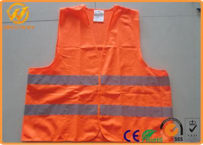 China Hi Visibility Security Reflective Safety Vests for Construction Worker / Police / Adults for sale
