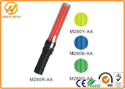 China 30cm Length Police LED Marshalling Wands with Harsh and Clip 3.3Hz Flash Frequency for sale