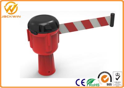 China 9 meters Retractable Belt Traffic Cone Topper , Road Construction Safety Cones  for sale