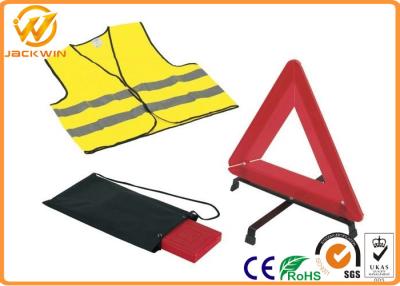 China Reflective Warning Triangle , Auto Safety First Aid Breakdown Warning Triangle  for sale