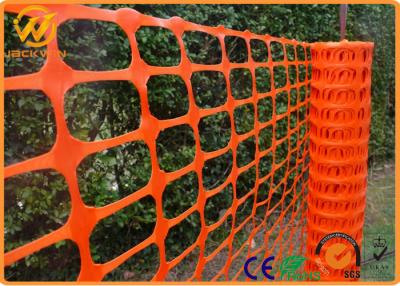 China Flexible Polyethylene Plastic Mesh Fencing Fluorescent Orange Eco Friendly for sale