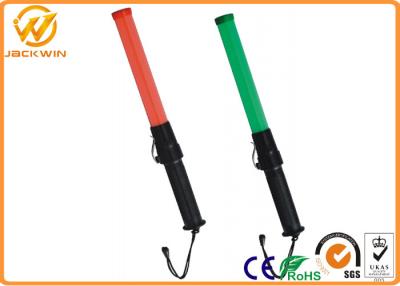 China High Brightness Traffic Safety Wand , Red LED Lights Battery Powered Airport Marshalling Wands for sale