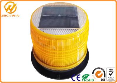 China Uruguay Standard Traffic Warning Lights Solar Warning Light Flash Frequency 30 times per minute for sale