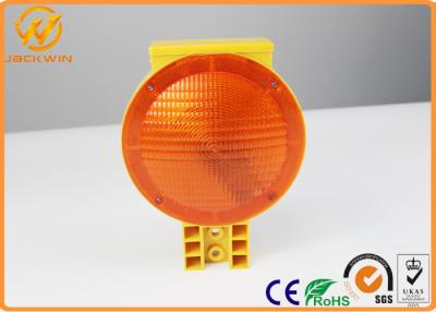 China High Brightness Battery LED Orange Traffic Warning Lights For Construction Sites for sale