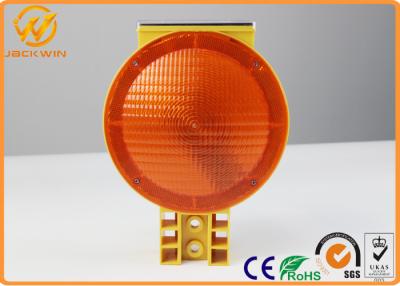 China High Intensity Traffic LED Barricade Solar Safety Blinking Lights 2.4V/2000mAH Lithium Battery for sale