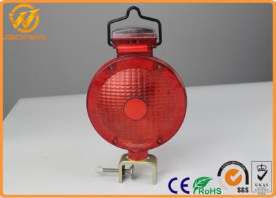 China Outdoor Rechargeable Traffic Warning Lights , LED Barricade Solar Powered Warning Lights for sale