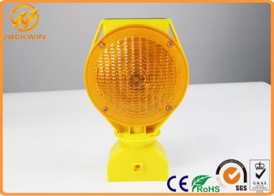 China Waterproof as luzes de advertência de piscamento solares 0.4W da luz da cabeça de giro de 360 graus à venda