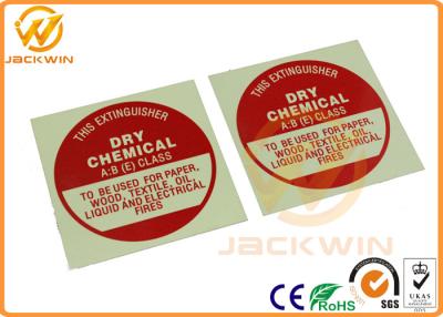 Chine Panneaux d'avertissement en aluminium simples du trafic de produit chimique sec de couche de plat 5 ans de garantie à vendre