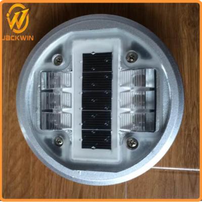 China 140 * 50mm 6PCS Aluminum Alloy Shell LED Solar Road Studs For Road Safety for sale
