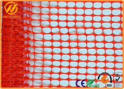 China 100% Virgin HDPE UV Customized Orange Plastic Mesh Fencing Safety Security Fence for sale