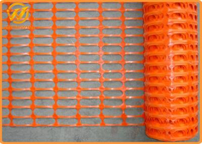 China Anti - cerca anaranjada ULTRAVIOLETA de la malla de Platic de la seguridad de la cerca de seguridad 80g del 1*50m para el jardín en venta
