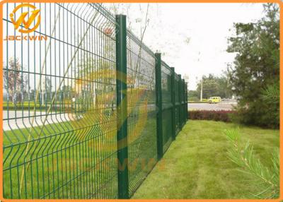 China 2m * 2.5m Green Color Invisible Powder Coated Garden Fence 5 Years Warranty for sale