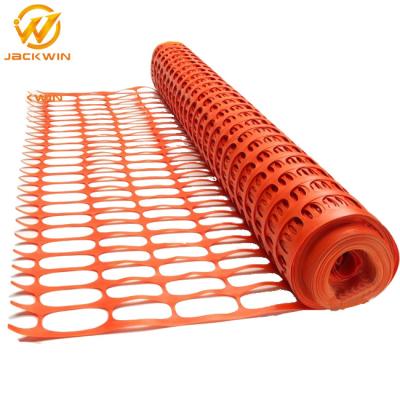 China Crowd Control Anti Uv Orange Plastic Barrier Fence / Security Plastic Fence For Construction Sit for sale