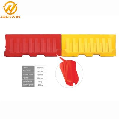 China Highway / Driveway / Roadside Plastic Traffic Barriers , Water Flood Barriers Crowd Control for sale
