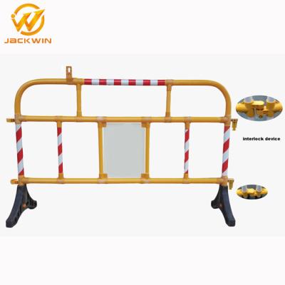 China Barreras plásticas del tráfico de la seguridad, tamaño portátil 1500*1000m m del control de las barreras del camino del PVC en venta