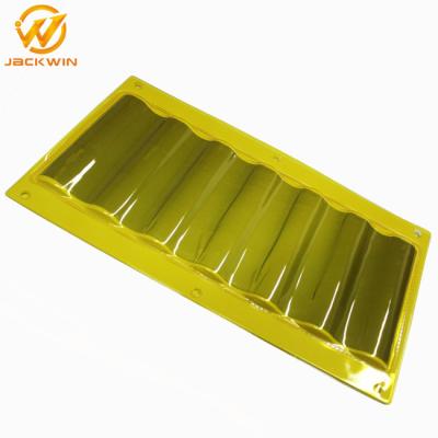 China Dustproof Plastic Yellow / Blue Delineator Sign Sheet For Tunnel Road Construction for sale