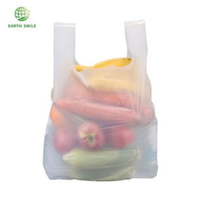 China 2.76in T Shirt Shopping 100 Percent Biodegradable Plastic Shopping Bags for sale