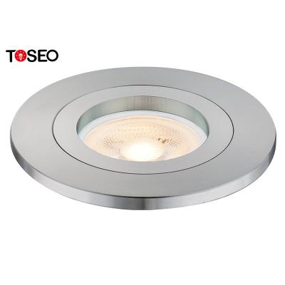 China 68mm Round LED Ceiling Lamp White Pure Aluminium Gu10 3W LED Spotlight for sale