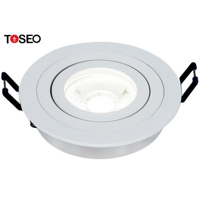 China MR16 Adjustable GU10 Downlight Fitting 80mm Cut Out Diameter For Shop for sale