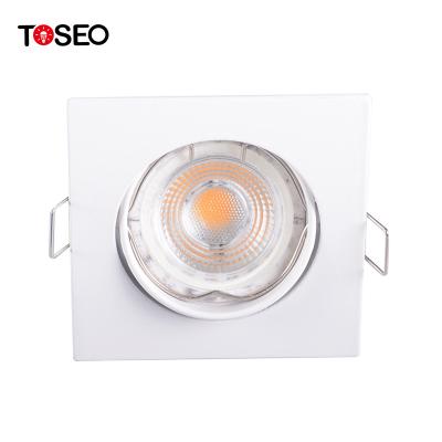 China 68mm Square Adjustable LED Downlight , AC 220-240V Recessed LED Ceiling Lights for sale