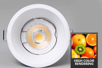 China 82mm LED Recessed Downlight Fixtures 5w 6w 7w GU5.3 For Hotel for sale