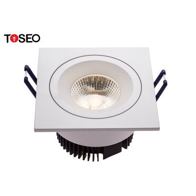 中国 正方形の調節可能な導かれた穂軸のDownlight 10w防眩LEDの天井のスポットライト 販売のため