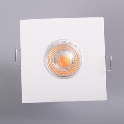 China Trim Cover Changeable Square Recessed Downlight LED Ceiling Lights AC220V en venta