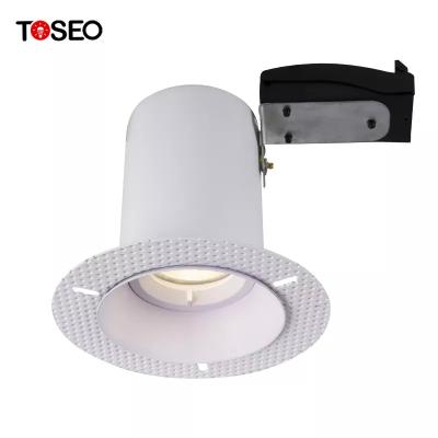 China Custom GU10 Fire Rated Anti Glare Trimless Downlight Fixtures For Hotel Showroom for sale