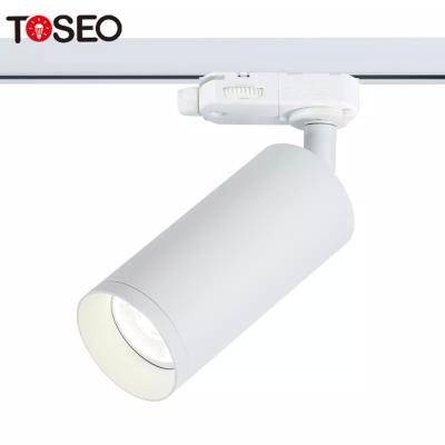 China Bathroom Surface Mounted Spot Lights Adjustable GU10 Track Rail Light for sale
