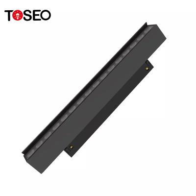 China Fashion Led Magnetic Track Light 15W Alu PC Material Black Color for sale