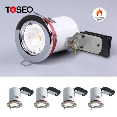 China Dimmable GU10 Downlight Fitting Recessed IP65 Waterproof Fire Rated Light for sale