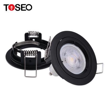 China LED Ceiling Light Embedded Aluminum Indoor Lighting Fixture GU10 Recessed Downlight Fitting for sale