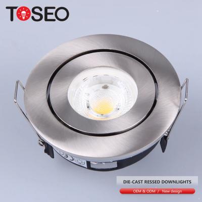 China Fixed Holder GU10 Downlight Fitting With 400lm Lumen Output for sale