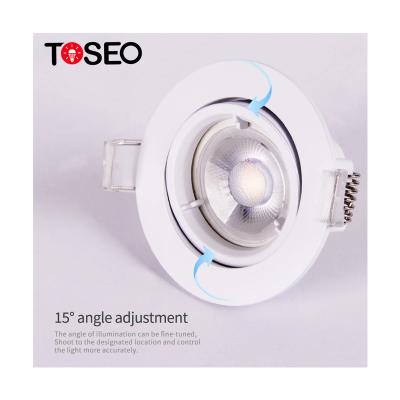 China Aluminum Φ85mm Recessed Downlight Fixtures For Indoor Lighting Lifespan 50000 Hours for sale