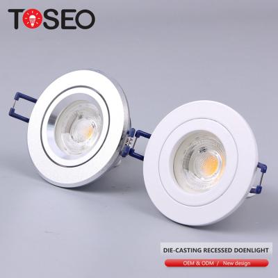 China 85mm Round Aluminium Ceiling Downlight IP20 For Dining Room for sale