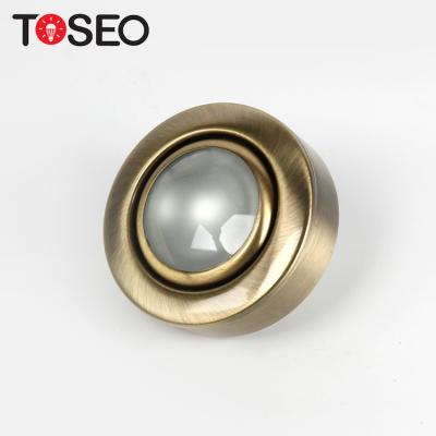 China 12V Round Recessed LED Downlights / G4 Golden Mini Cabinet Lights for sale