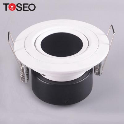China Gu5.3 Round Bathroom Ceiling Downlights Aluminium 81xH54mm White for sale