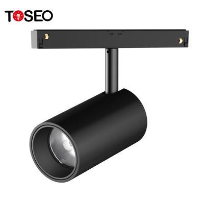 China 36° Beam Angle 48v Magnetic Track Lights 7W Adjustable Led Track Surface Mounted for sale